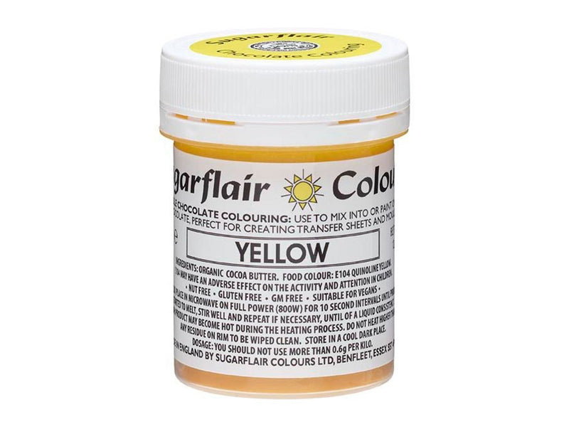 Sugarflair Schokoladenfarbe Gelb, 35g