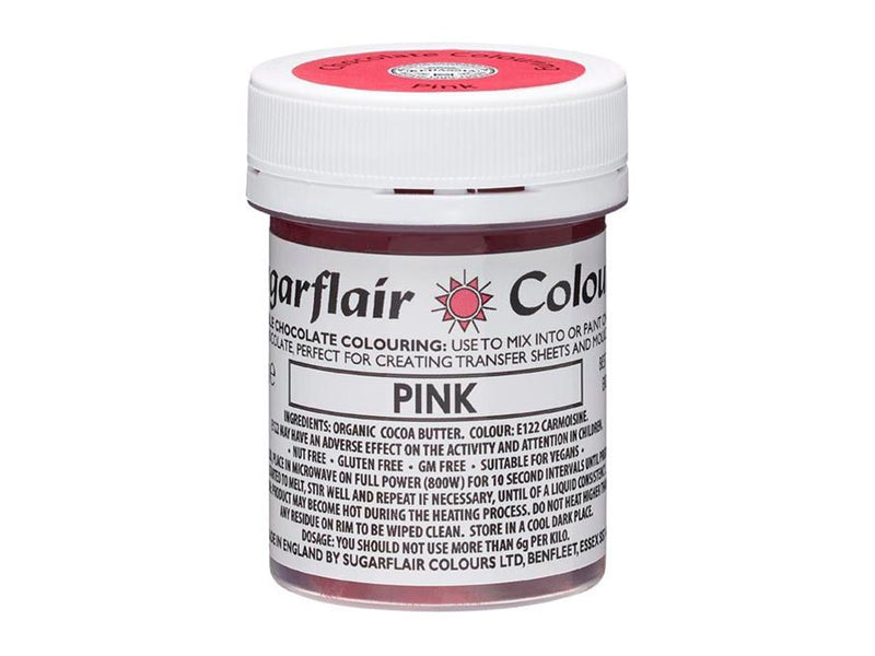 Sugarflair Schokoladenfarbe Rosa, 35g