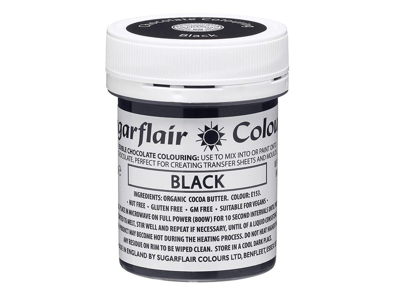 Sugarflair Schokoladenfarbe Schwarz, 35g
