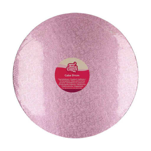 Tortenplatte rund, 35,5 cm - Rosa - Tortendekoshop