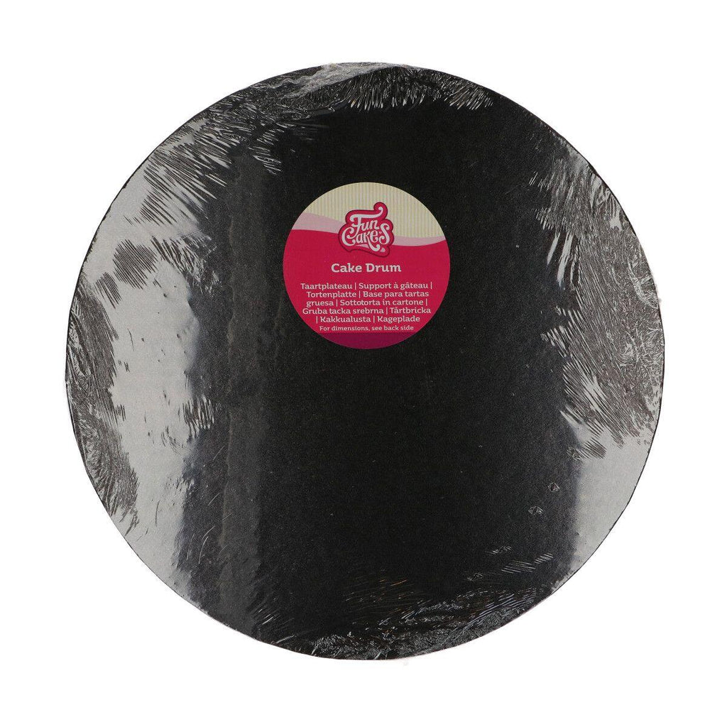Schwarz Tortenplatte 35,5cm – Tortendekoshop