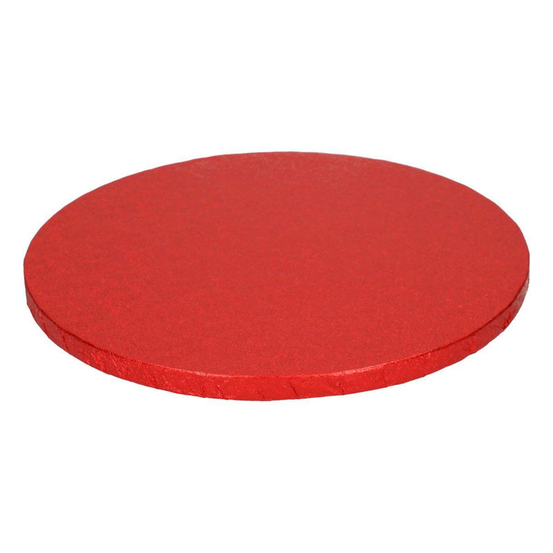 Tortenplatte Rund Rot, 30,5cm - Tortendekoshop