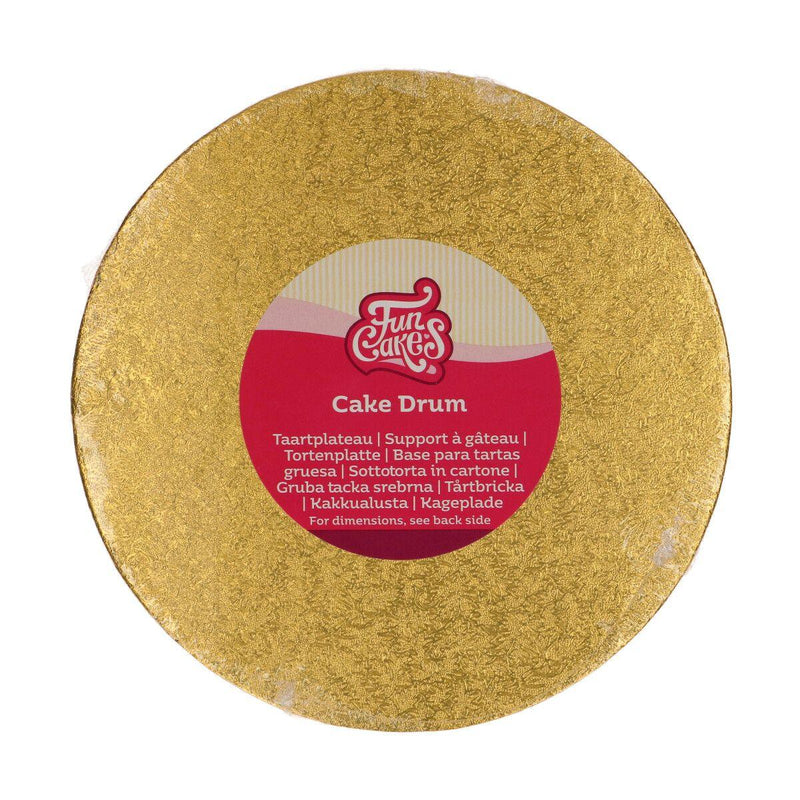 Gold Tortenplatte 20cm – Tortendekoshop