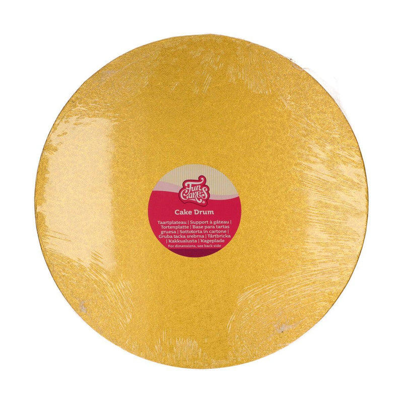 Tortenplatten rund Ø35,5 cm - Gold - Tortendekoshop