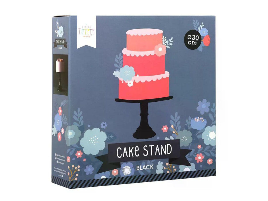 Tortenständer Modern Style 30cm. schwarz