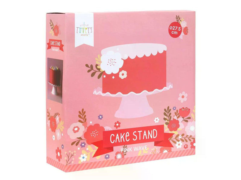 Tortenständer Wave 27,5cm, pink