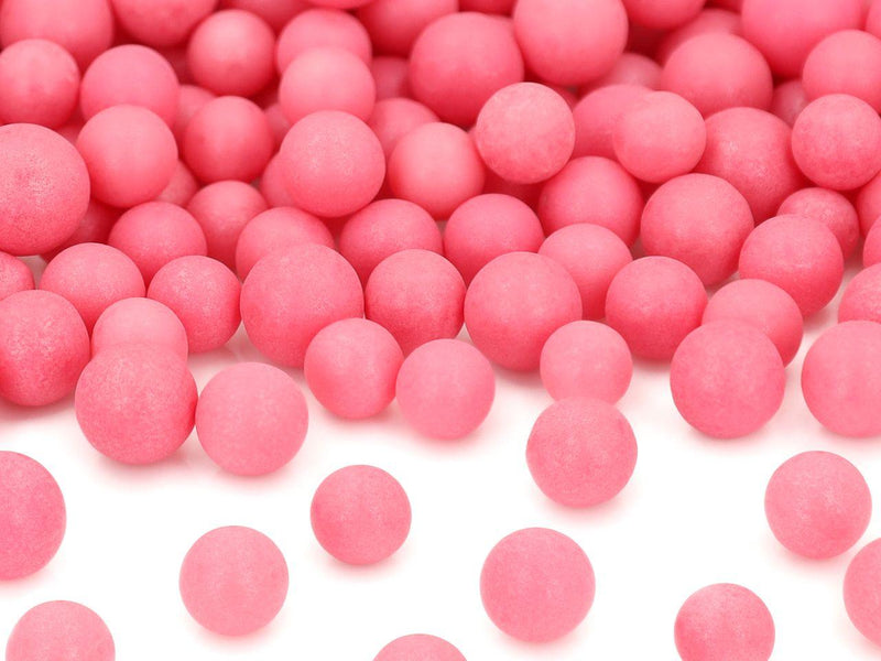Weiche Zuckerperlen pink, 10mm 60g - Tortendekoshop