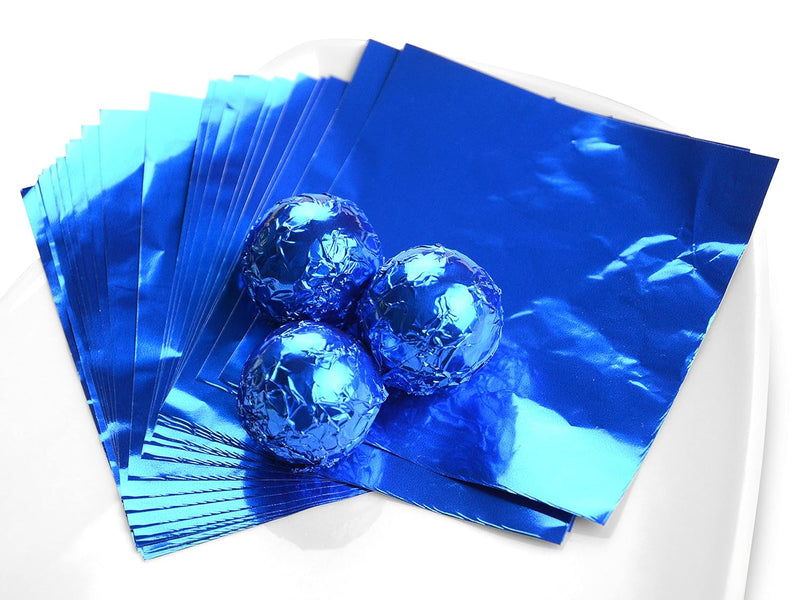 Wickelfolie blau, 50 Blatt