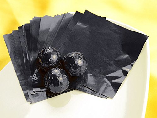 Wickelfolie schwarz, 50 Blatt