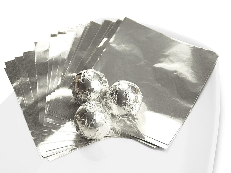 Wickelfolie silber, 50 Blatt