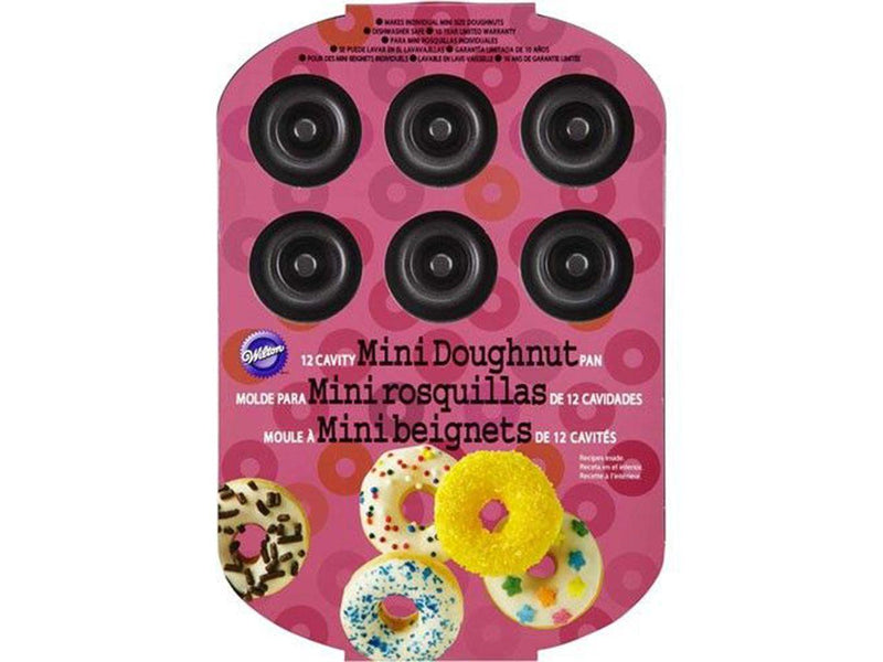 Wilton 12-Cavity Mini Donut Pan - Tortendekoshop