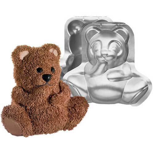 Wilton 3D Teddybär Cruiser Pan, 22x25x15cm