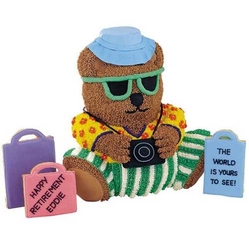 Wilton 3D Teddybär Cruiser Pan, 22x25x15cm