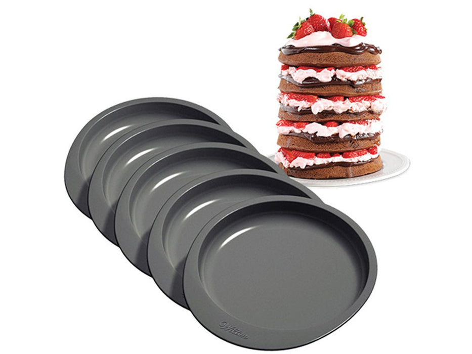 Wilton Cake Pan Easy Layers 15cm, 5er Set