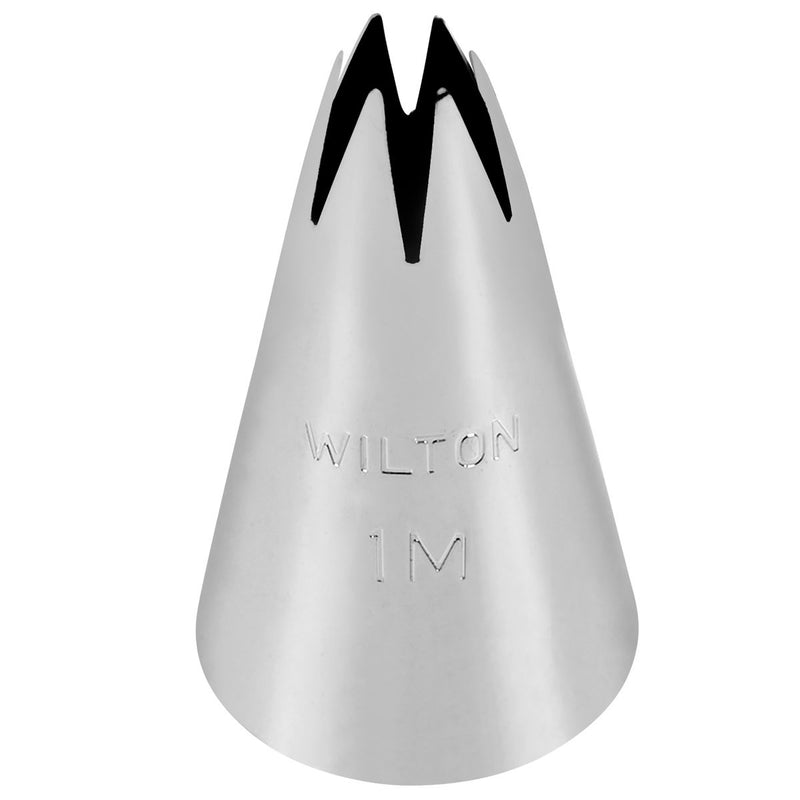Wilton decoratietip #1M Open ster met kaartje