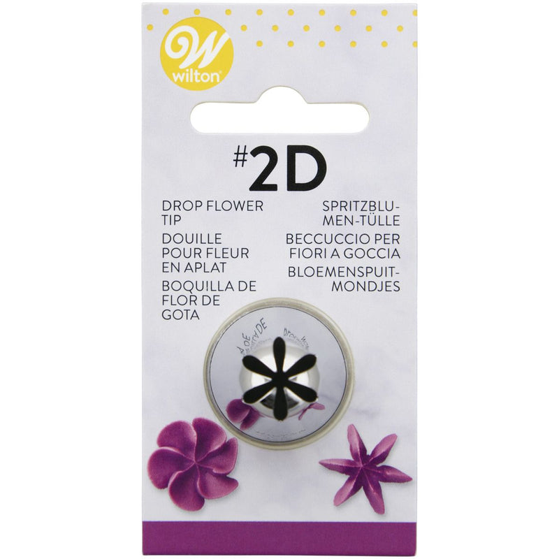 Wilton decoratietip #2D Dropflower Gekaard