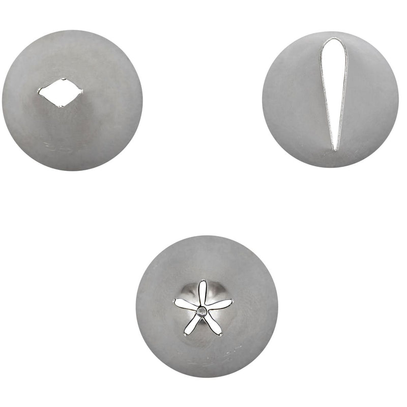 Wilton Decorating Tip #104, #352, #224 set/3