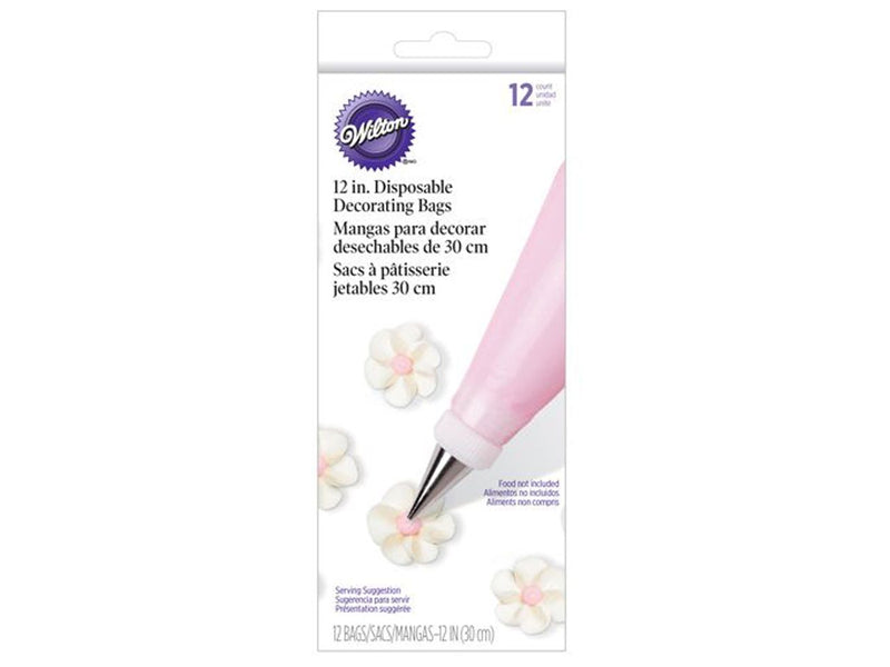 Wilton Wegwerp Spuitzakken, 12 Stuks 