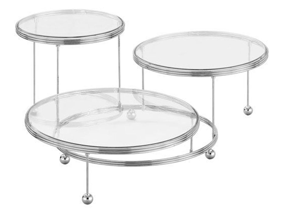 Wilton Etagere 3er mit kristallklaren Platten