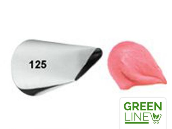 Wilton decoratietip nr. 125 Petal Flower Carded