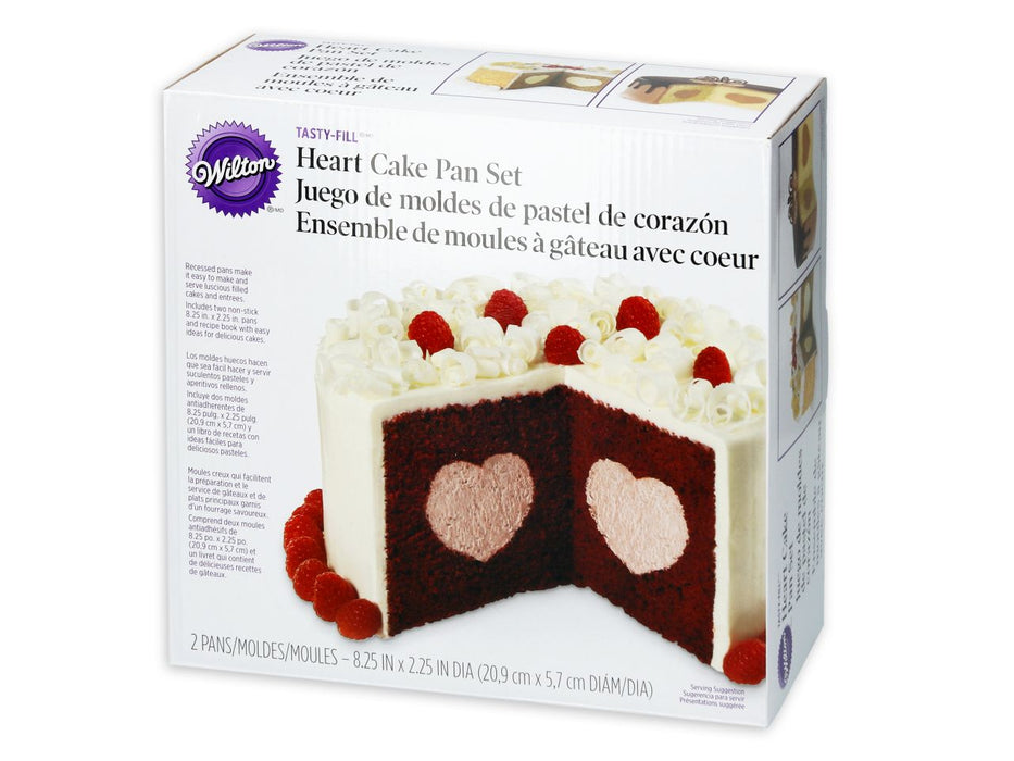 Wilton Herz Heart Cake Pan Set