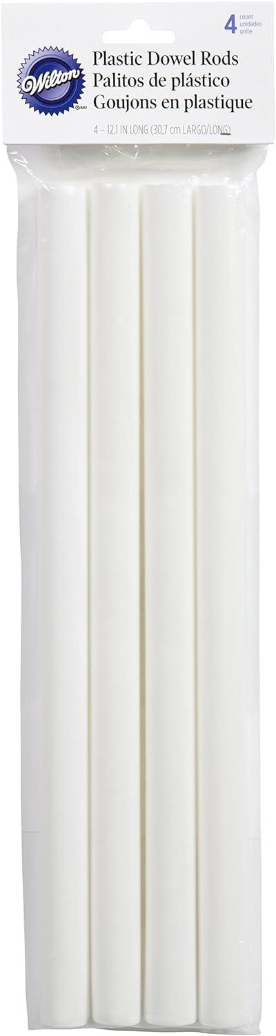Wilton Kuchenstützen aus Kunststoff, 4 Stück - Tortendekoshop