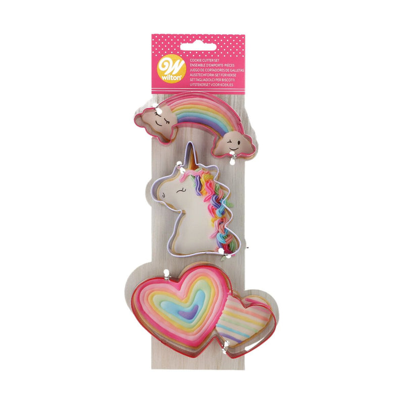 Wilton Magical Unicorn Metalen Koekjesvormpjes Set/3 