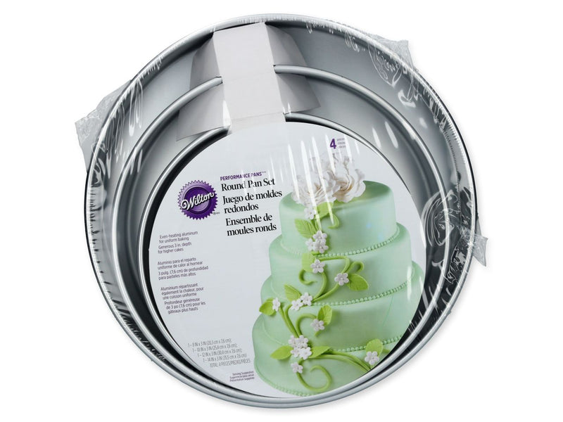 Wilton Performance Pans Diepe Ronde Pan, set van 4 