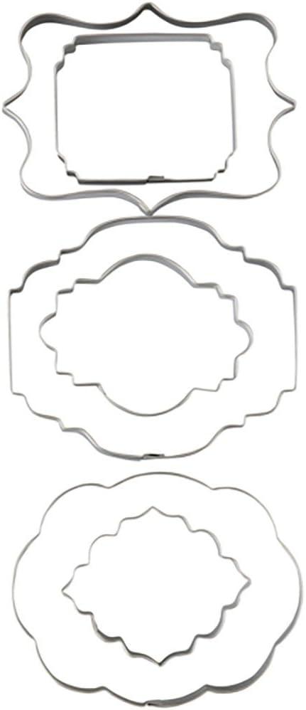Wilton Plaque Fondant Cut-Outs Set - Tortendekoshop