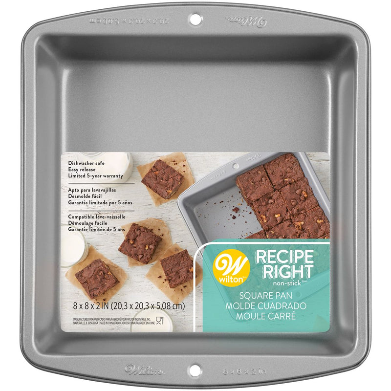 Wilton Recipe Right Backform, quadratisch, 20x20cm