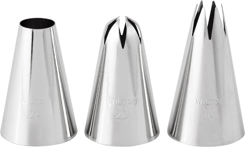 Wilton-spuitmondset, extra groot, 3-delig