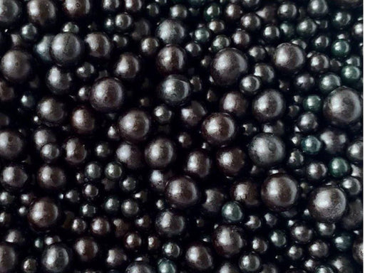 Zuckerdekor Mix Perlen schwarz, 100g - Tortendekoshop