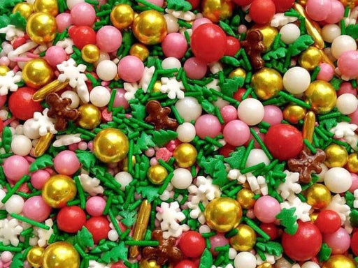 Zuckerdekor Mix Weihnachtszeit, 100g - Tortendekoshop