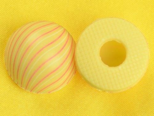 1 Folie Halbkugeln mit Linien Weiß - Tortendekoshop
