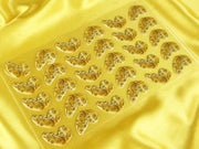 1 Folie Schokoladen-Schmetterlinge, Weiß - Tortendekoshop