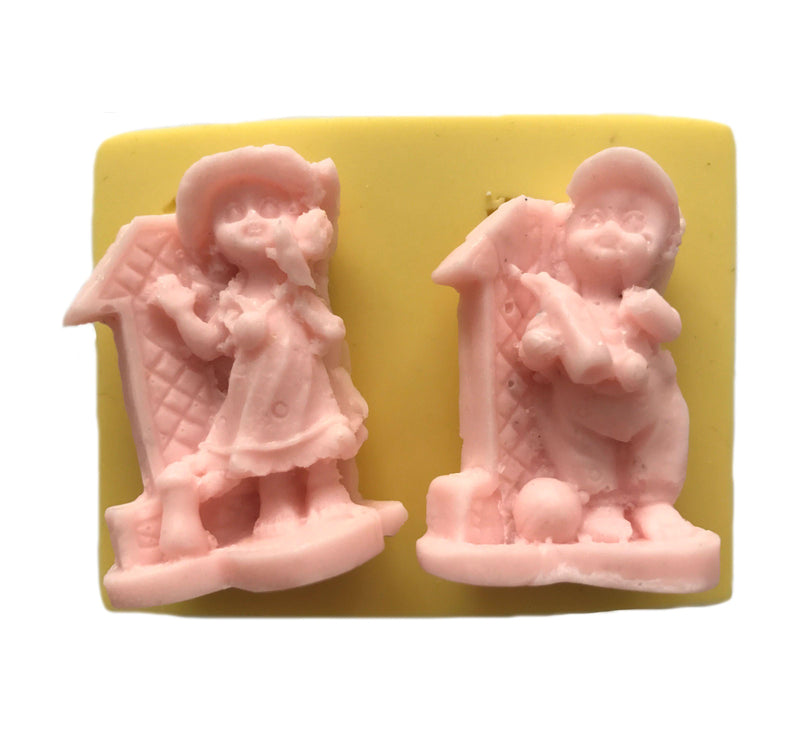 1 Jahr Baby Boy, Girl Silikonform - Tortendekoshop