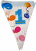 1 Jahr, Happy Birthday Blaue Wimpelkette - Tortendekoshop