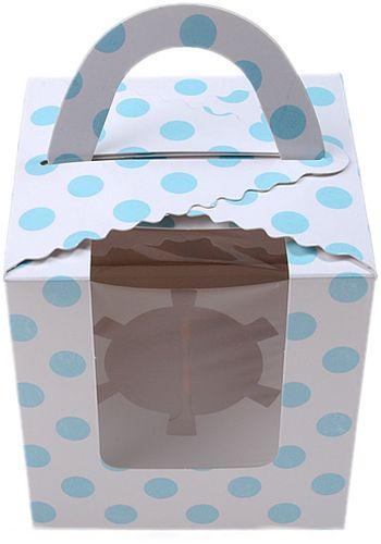 1er Cupcake Schachteln blau - Tortendekoshop