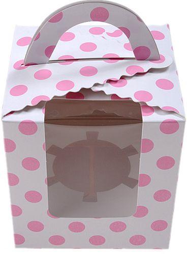 1er Cupcake Schachteln rosa - Tortendekoshop