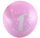2 Jahr pink Ballon Set - Tortendekoshop