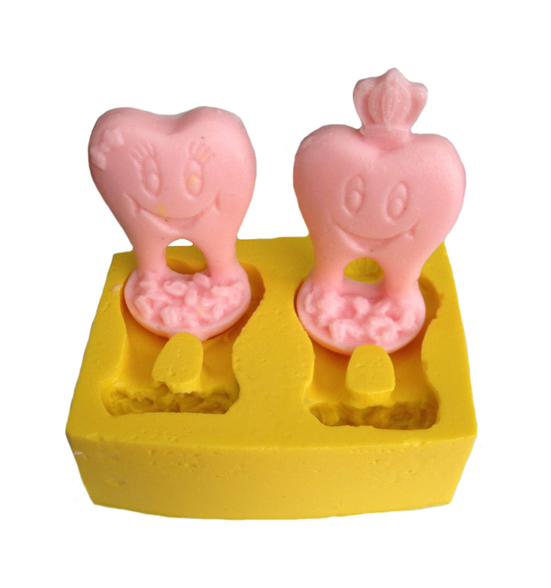 3D Baby Girl, Baby Boy Zahn Silikonform - Tortendekoshop