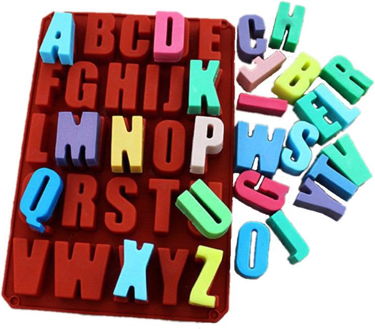 3D Buchstaben Silikonform, gross - Tortendekoshop