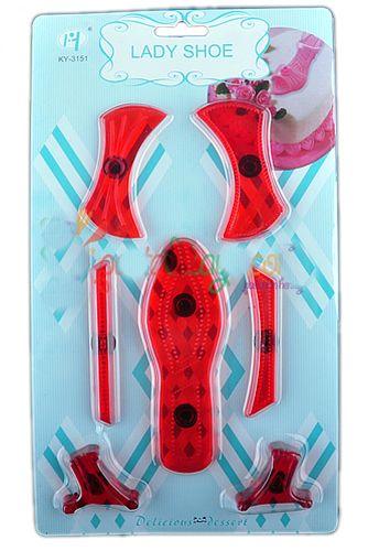 3D Frau Schuhe Ausstecher Form - Tortendekoshop