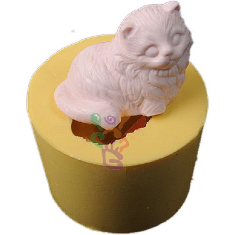 3D Katze Silikonform - Tortendekoshop
