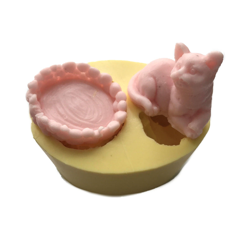 3D Katze Thema Silikonform - Tortendekoshop