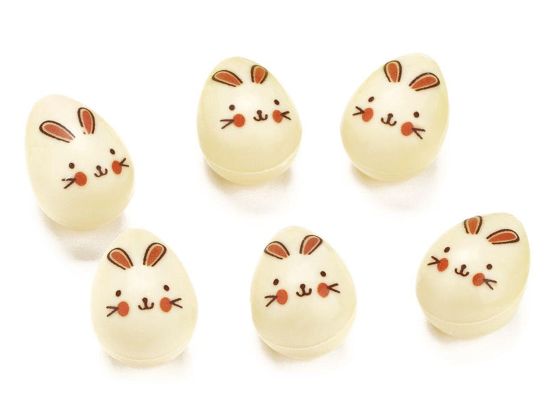 3D Schokoladen-Ei Hase, 6 tlg. - Tortendekoshop