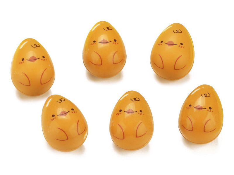3D Schokoladen Ei Küken, 6 tlg. - Tortendekoshop