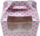 4er Cupcake Schachteln rosa - Tortendekoshop