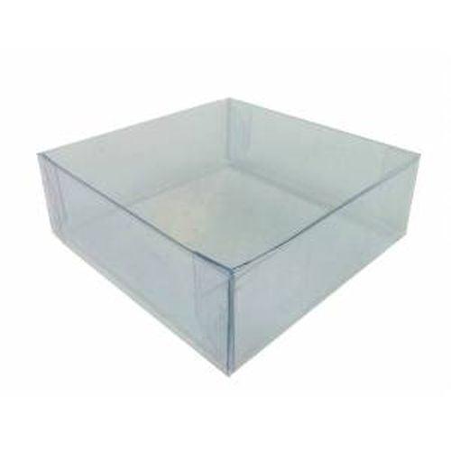 Acetat Schachteln Klar, 9x9x3cm - Tortendekoshop