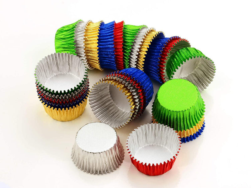Alu-Kapseln 24mm bunt, 25 Stück - Tortendekoshop